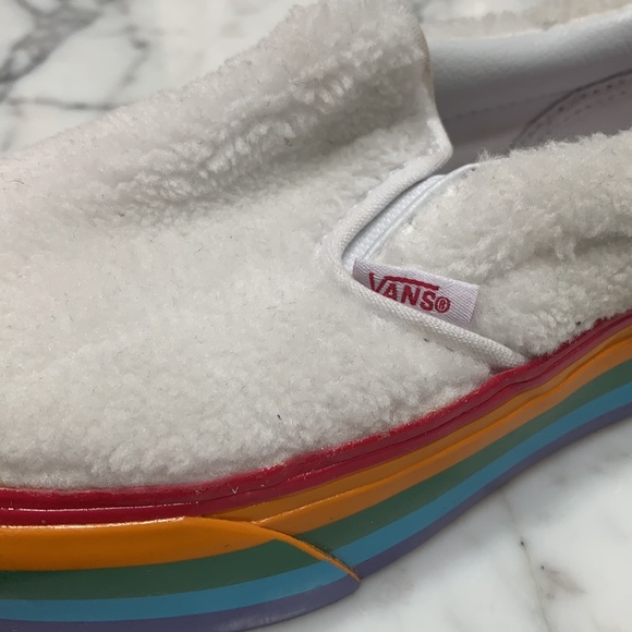 Vans Sherpa platform rainbow slip-on - Picture 5 of 6